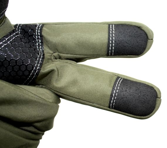 Рукавиці зимові тактичні UAD PERUN SoftShell 3 шари сенсорні Олива M | Зображення 8