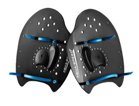 Лопатки для плавания Aqua Speed SKILL PADDLE 1791 черный, синий Уни L 21,5х20см 5908217617910