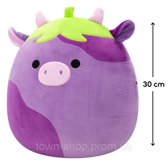 Мягкая игрушка Squishmallows - Коровка-баклажан Фредерик (30 см) | Зображення 1