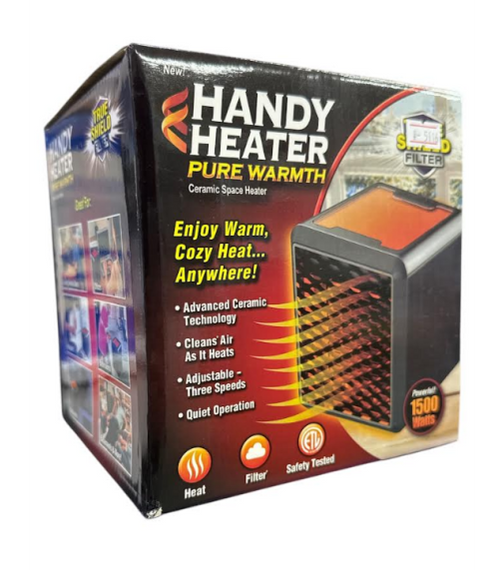 Керамічний тепловентилятор-обігрівач Handy Heater Pure Warmth (1500Вт) з фільтром очищення повітря | Дуйка ART-5116 | Зображення 2