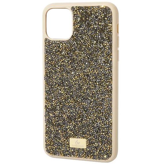 TPU чехол Bling World Rock Diamond для Apple iPhone 14 Pro (6.1") Золотой