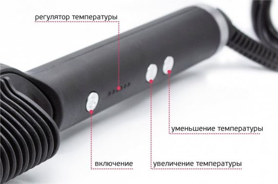 Розчіска – випрямляч Hair Straightener 909B для випрямлення волосся • Праска щітка з турмаліновим покриттям | Зображення 5