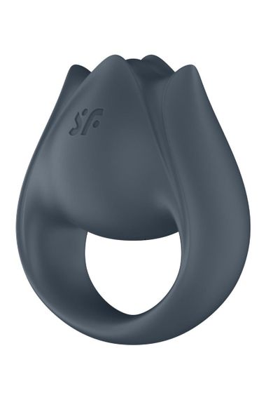 Вібратор для пар Satisfyer Perfect Pair 2 з кільцем для пальцем, сірий Sex Aura