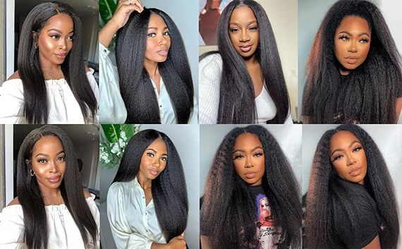 Накладні пасма на клейкій основі, текстура Афро, натуральне чорне волосся 50 см, стрічкове нарощування для обʼєму | Зображення 8