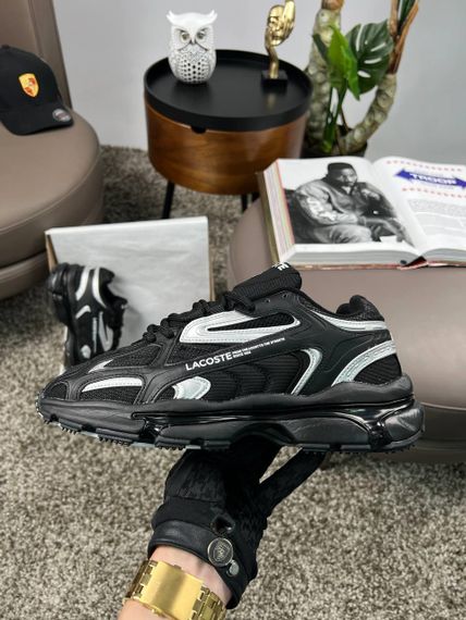 Чоловічі кросівки Lacoste L003 2K24 PRM Black Silver  (текстиль) A4388 43 27,5 | Зображення 7