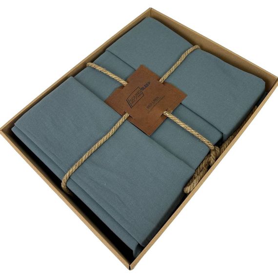 Комплект постільної білизни SoundSleep Stonewash Adriatic Light Green євро світло-зелений (94350692) | Зображення 3