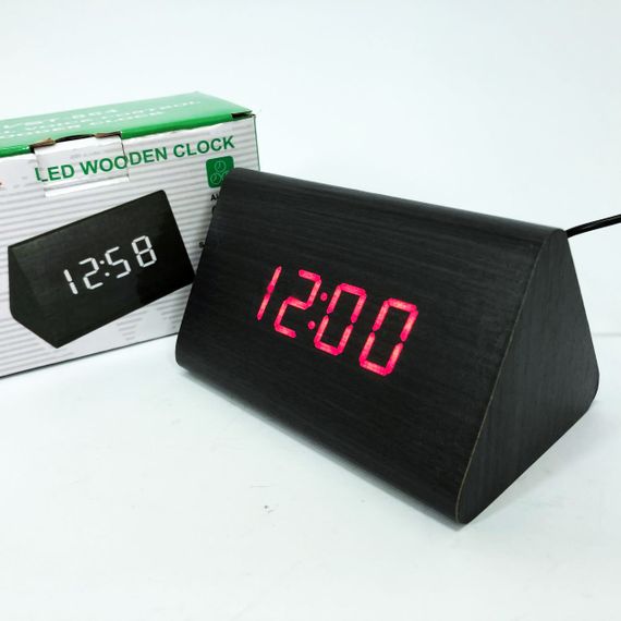 Часы со светящимся табло VST-864, Настольные LED часы Электронные настольные digital LU-38 | Зображення 2