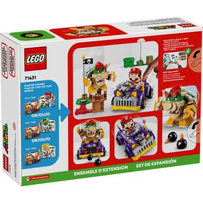Конструктор LEGO Маслкар Bowser. Дополнительный набор 458 деталей (71431) | Зображення 3