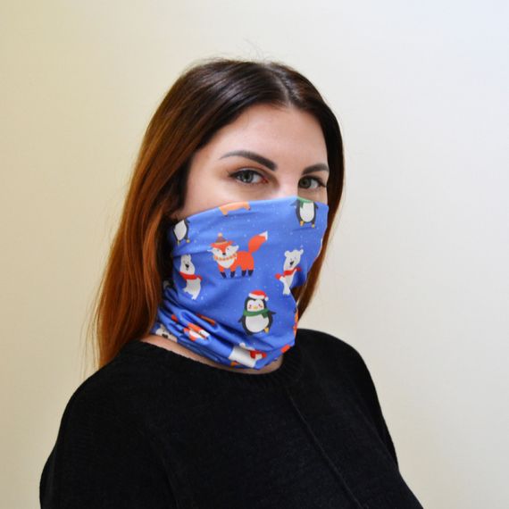 Захисна Баф маска на обличчя 4Profi Funny animals розмір S 14753