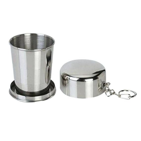 Стакан складаний металевий Primo SS-01 - 250ml | Зображення 1