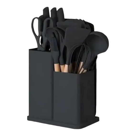 Набір кухонного приладдя 19 предметів Kitchen Set Чорний