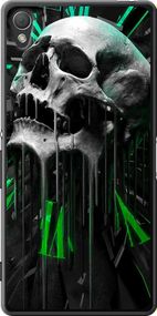 Чехол на Sony Xperia Z3 D6603 Череп-часы "4100u-58-17620"