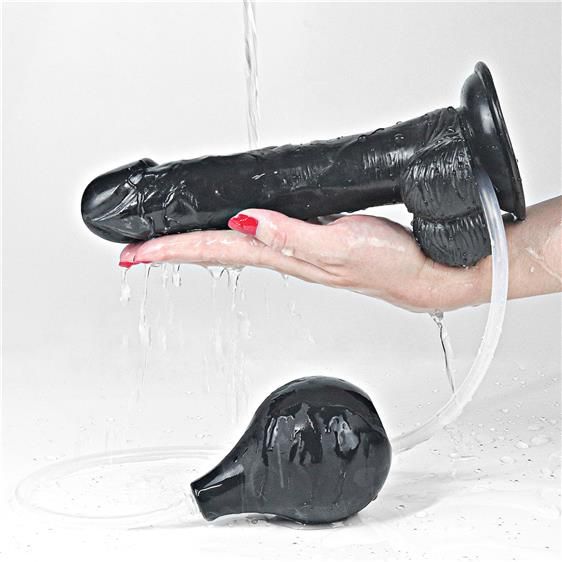 Фалоімітатор - Squirt Extreme Dildo 9" Black | Зображення 1