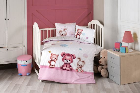 Постільна білизна для новонароджених First Choice Baby Digital Satin 100х150 см. Alfie