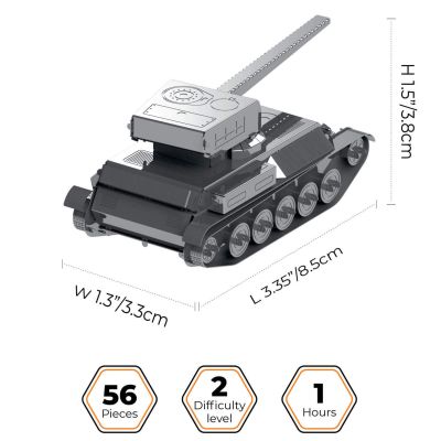 Конструктор Metal Time коллекционная модель AMX-13/75 (MT068) | Зображення 1