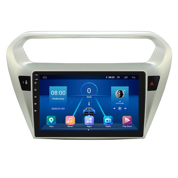 Штатная магнитола 9" Lesko для Peugeot 301 I 2012-2016 4/64Gb/ 4G/ Wi-Fi/ CarPlay Premium Пежо