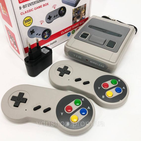 Игровая приставка со встроенными ретро играми 3000 игр LH-35, Приставки денди, Приставка для детей KU-40 | Зображення 9