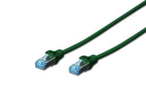 Патч-корд DIGITUS cat.5e,SF-UTP,0.5м,AWG 26/7,зеленого цвета (DK-1531-005/G)
