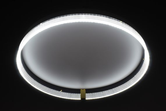 Люстра світлодіодна стельова LED світильник для квартири на стелю лед 27892 Білий 8х49х49 см. | Зображення 1