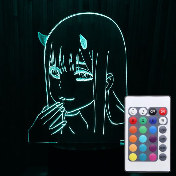 Акриловый светильник-ночник с пультом 16 цветов Зеро Ту tty-n000318