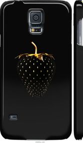 Чохол на Samsung Galaxy S5 Duos SM G900FD Чорна полуниця "3585m-62-24368"