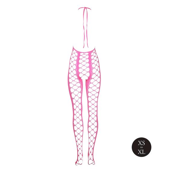 Бодістокінг - Ouch! Bodystocking With Halterneck Pink, XS/XL | Зображення 6