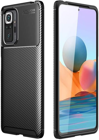 Чехол AutoFocus Xiaomi Redmi Note 10 Pro 4G черный | Зображення 2