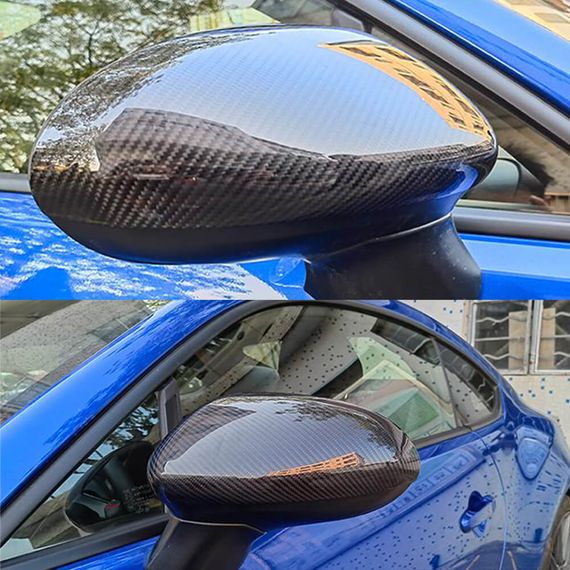 Накладки дзеркала (Карбон) для Toyota GR86 2021- рр | Зображення 2