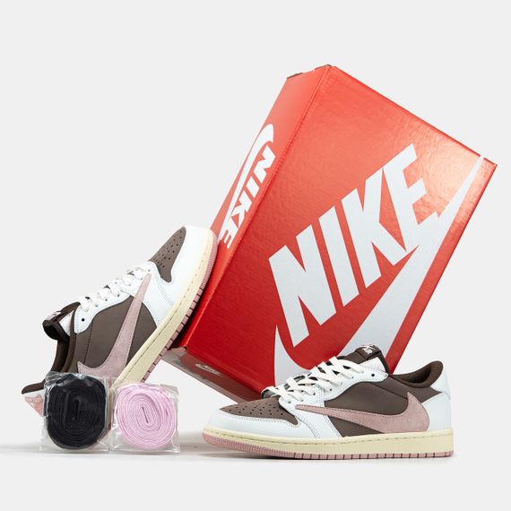 Кросівки ir Jordan 1 Low x Trav1is S1cot1t весна / літо / осінь 1824 | Зображення 8