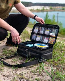 Сумка для рыбалки Двойная сумка для снастей Сумка Fisher