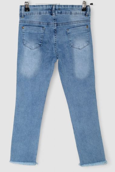 Джинсы для девочек, цвет голубой, 247R10050 | Зображення 1
