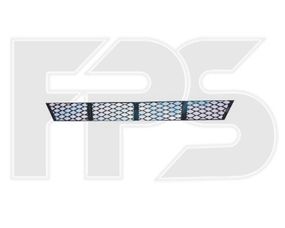 Решетка бампера Mercedes E-Class W211 06-09 средняя, черная (FPS) 2118850122