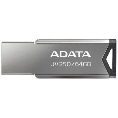 USB флеш накопитель ADATA 64GB AUV 250 Black USB 2.0 (AUV250-64G-RBK) | Зображення 2