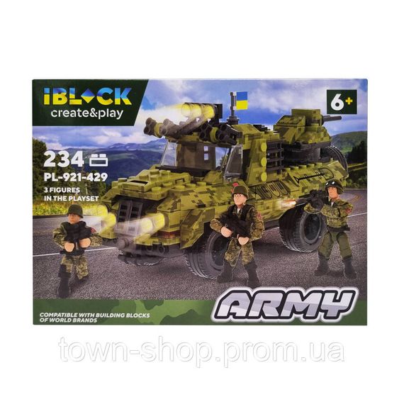 Конструктор Армия IBLOCK PL-921-429, 4 вида Вид 1