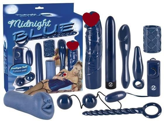 Набір секс іграшок  Midnight Blue Set sexstyle