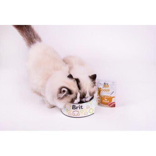 Корм влажный "Суп для кошек Brit Care Soup with Duck с уткой", 75 г | Зображення 4