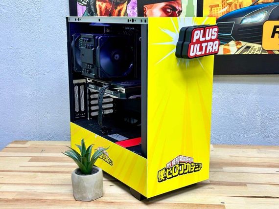 Ігровий ПК NZXT H510i CRFT My Hero Academia Tower / Intel Core i5-12600K (10 (16) ядер 2.8 - 4.9 ГГц) / 32 ГБ DDR5 / 1000 ГБ SSD / nVidia GeForce RTX 4070, 12 ГБ GDDR6X, 192-bit / 700 Вт б/в | Зображення 1