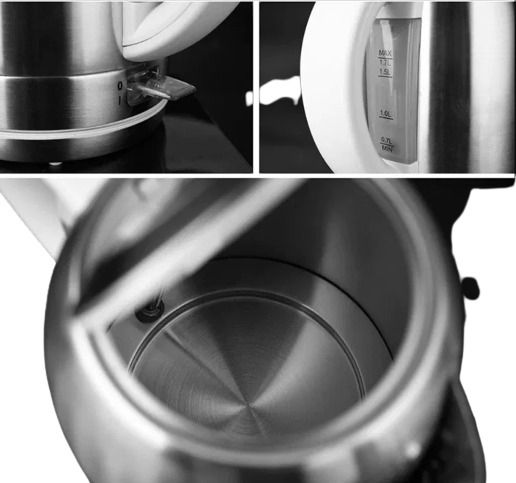 Електрочайник DSP KK1114 металевий дисковий 1.7L 2200W | Зображення 5