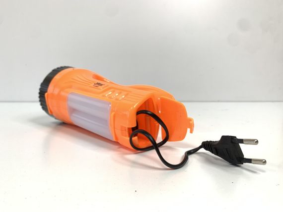 Світлодіодний акумуляторний ліхтар Yajia YJ-2833 1+12 LED 3 режими прожектор переносний ліхтар для охорони | Зображення 2