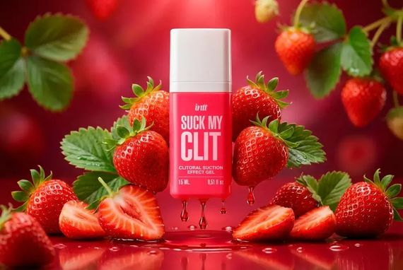 Гель для кліторальної стимуляції - Intt Suck My Clit Wild Strawberry, 15 мл Sex Aura | Зображення 7