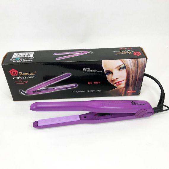 Щипцы для вьющихся волос Domotec MS-4904 30 W, Эргономичный утюжок выпрямитель, Профессиональный утюжок XW-87 | Зображення 4