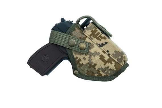 Кобура ПМ стегновий бедро на ногу з платформою oxford 600d піксель | Зображення 3