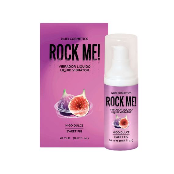 Жидкий вибратор NUEI ROCK ME со вкусом сладкого инжира, 20 мл sexstyle