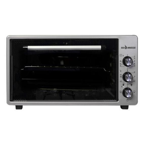 Духовка электрическая настольная для дачи Sea Breeze SB-0702 38 л 1420 Вт, Электродуховка HR-332 для выпечки