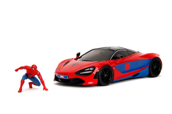 Игровая металлическая машинка Marvel Spider-Man Макларен 720S с человеком-пауком | Зображення 7