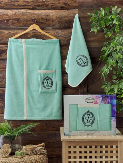 Набір рушників Zeron 127684 Туреччина   Махра Рожевий