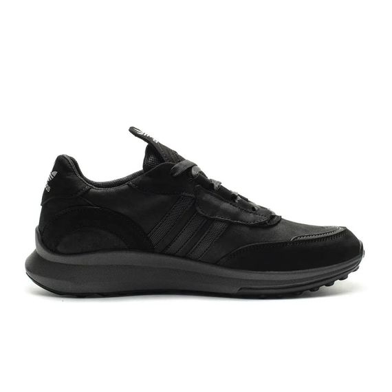 Кросівки шкіряні Adidas чорні. | Зображення 2