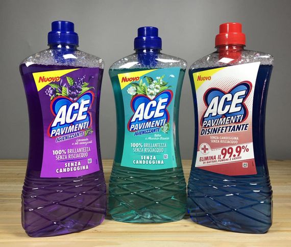 🧼 ACE Pavimenti | Засіб для миття підлоги без хлору | 100% блиск 🌟 Дезінфекція та ароматизація 🌸 1 л