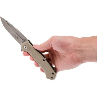 Нож Maserin Police, N690, G10 + титан, койот (680/G10CY) | Зображення 7