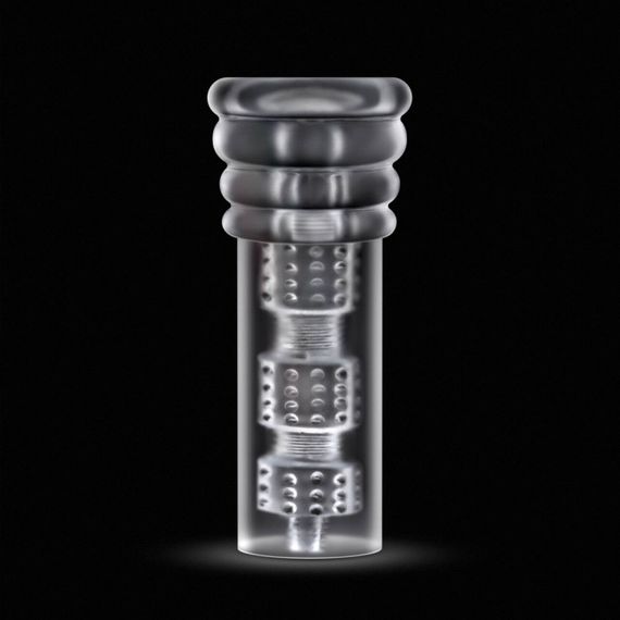 Мастурбатор Blush Rize – Luz Glow in the Dark Masturbator – Clear, всмоктування, світиться в темряві | Зображення 7